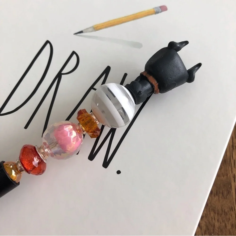 Disney Doorables: Up: Alpha Dog handmade beaded pen